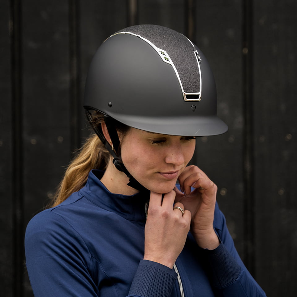 Horka cap Sparrow zwart-zilver