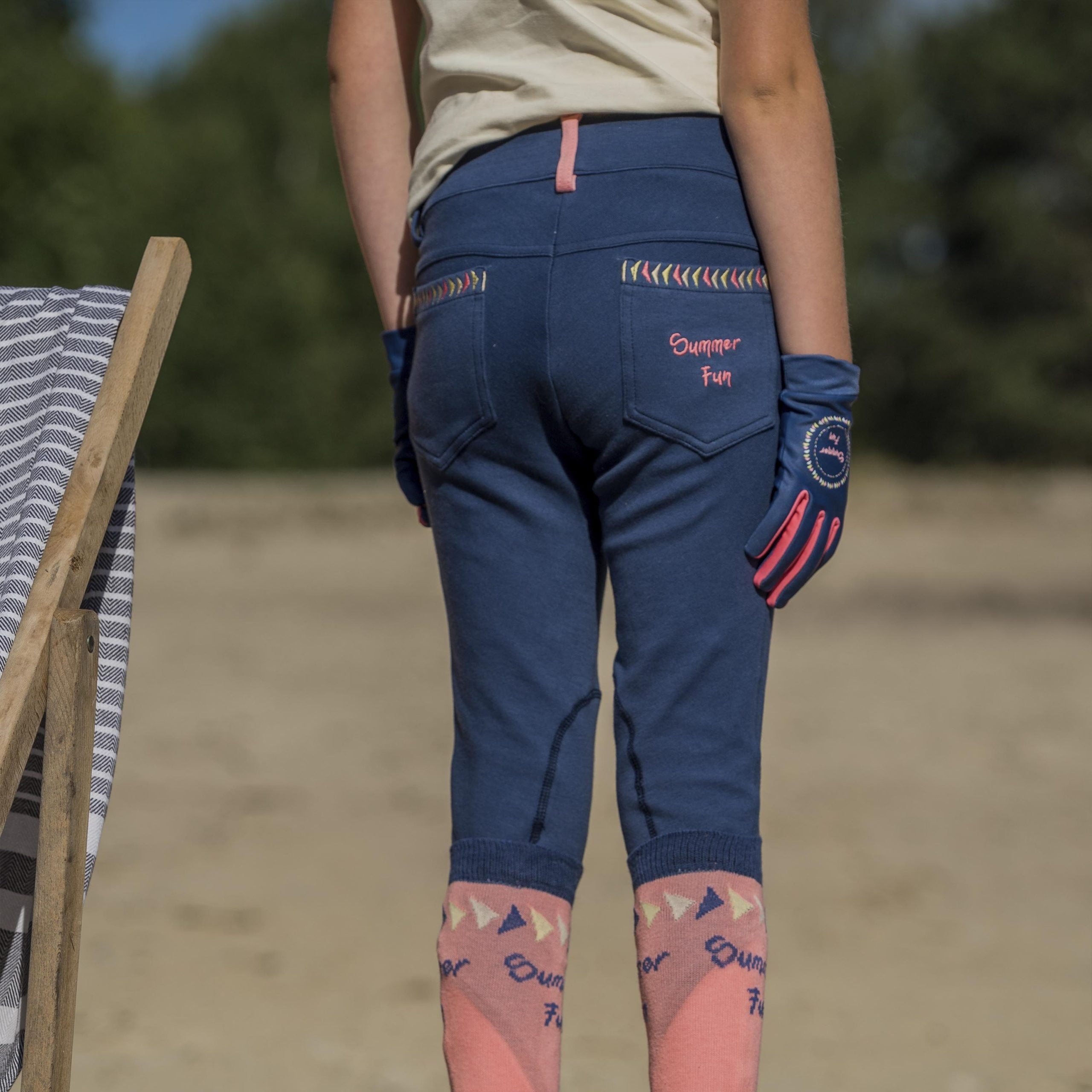Jolly Kids Reithose blau