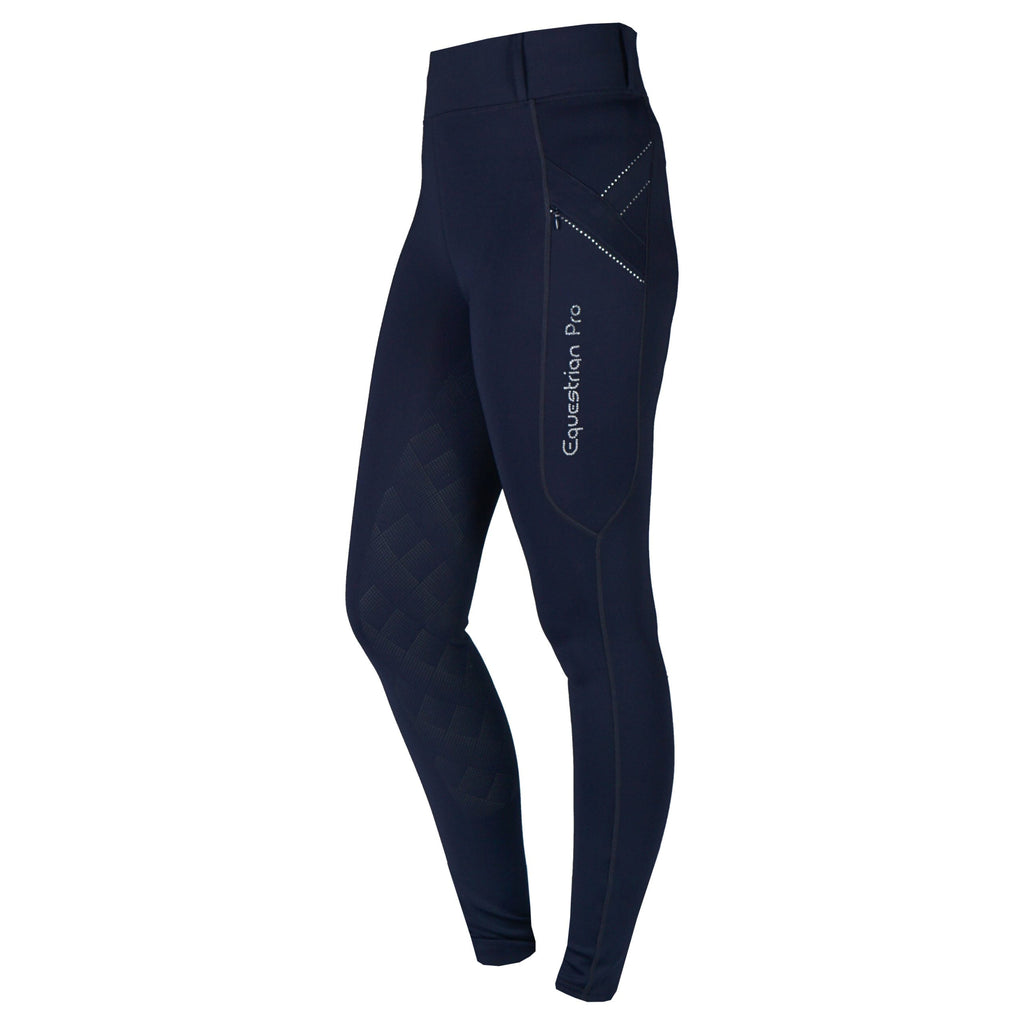 Horka rijlegging Momentum blauw met kristallen bies