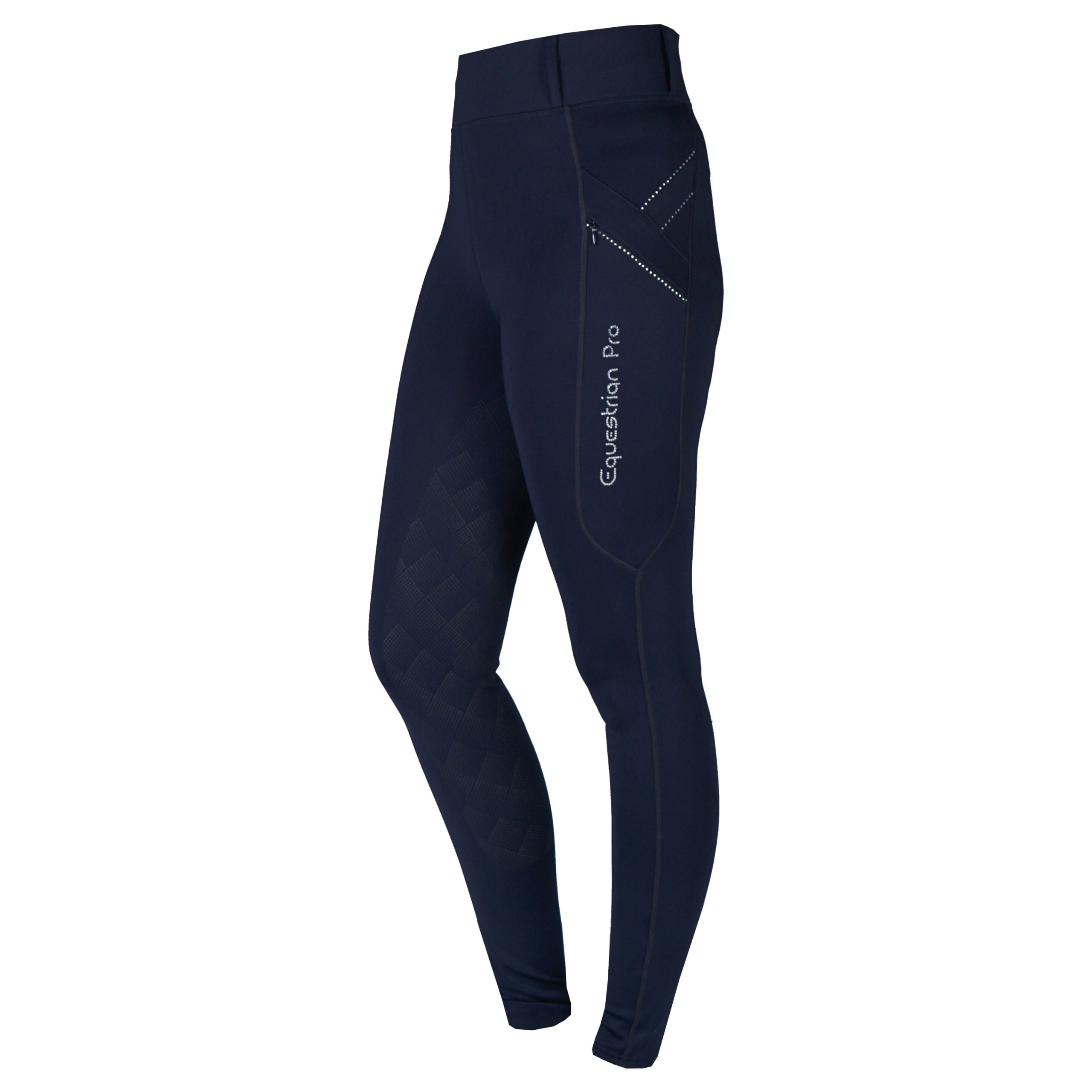 Horka rijlegging Momentum blauw met kristallen bies