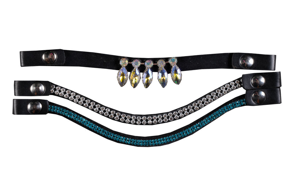 HKM verwisselbare frontriem Hobby Horse set van 3