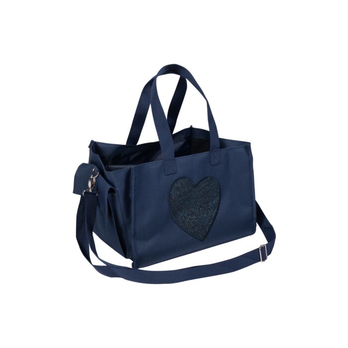 Cuddle pony transporttas blauw