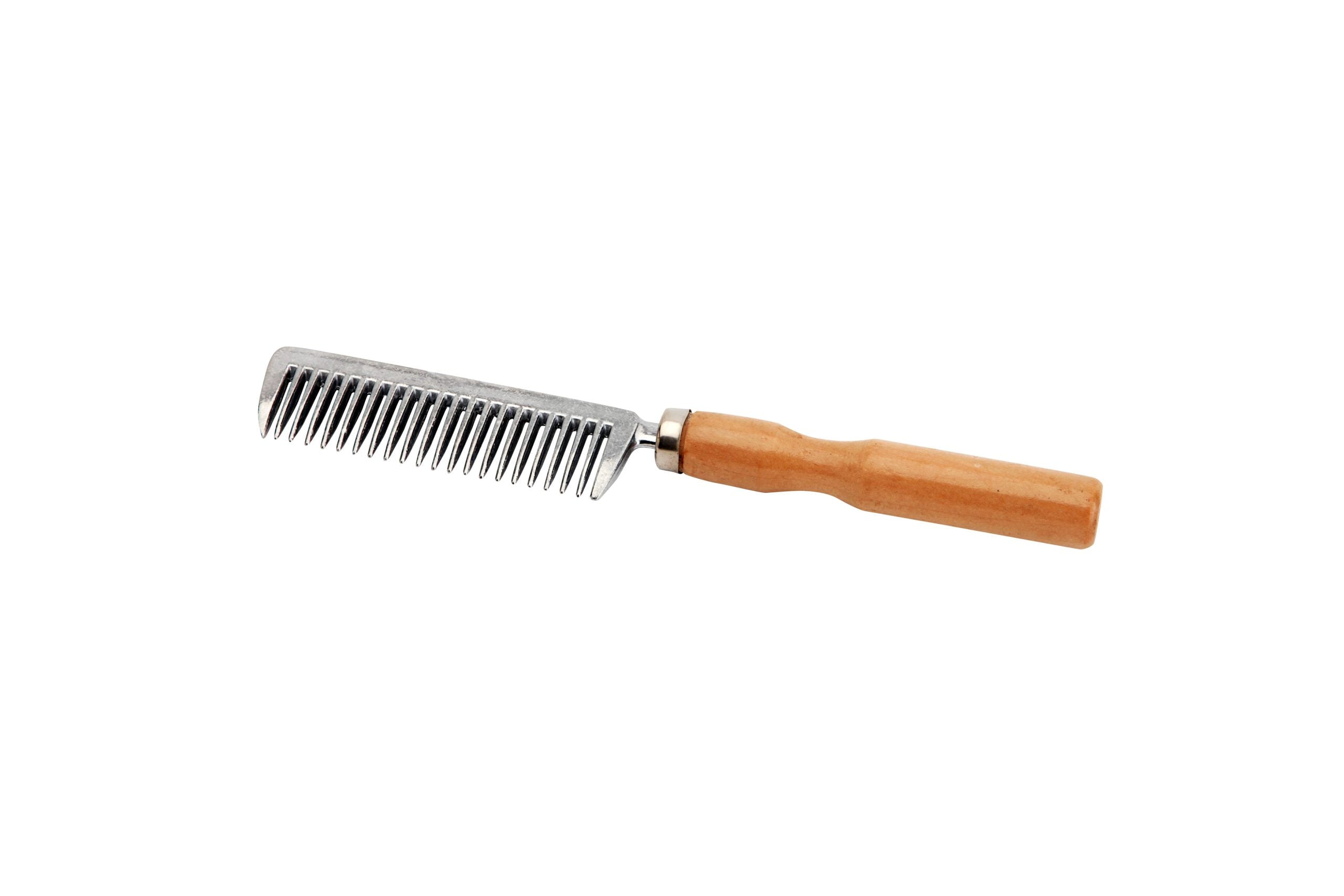 Manenkam met houten handvat