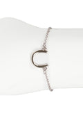 Zilverkleurig armbandje met hoefijzer