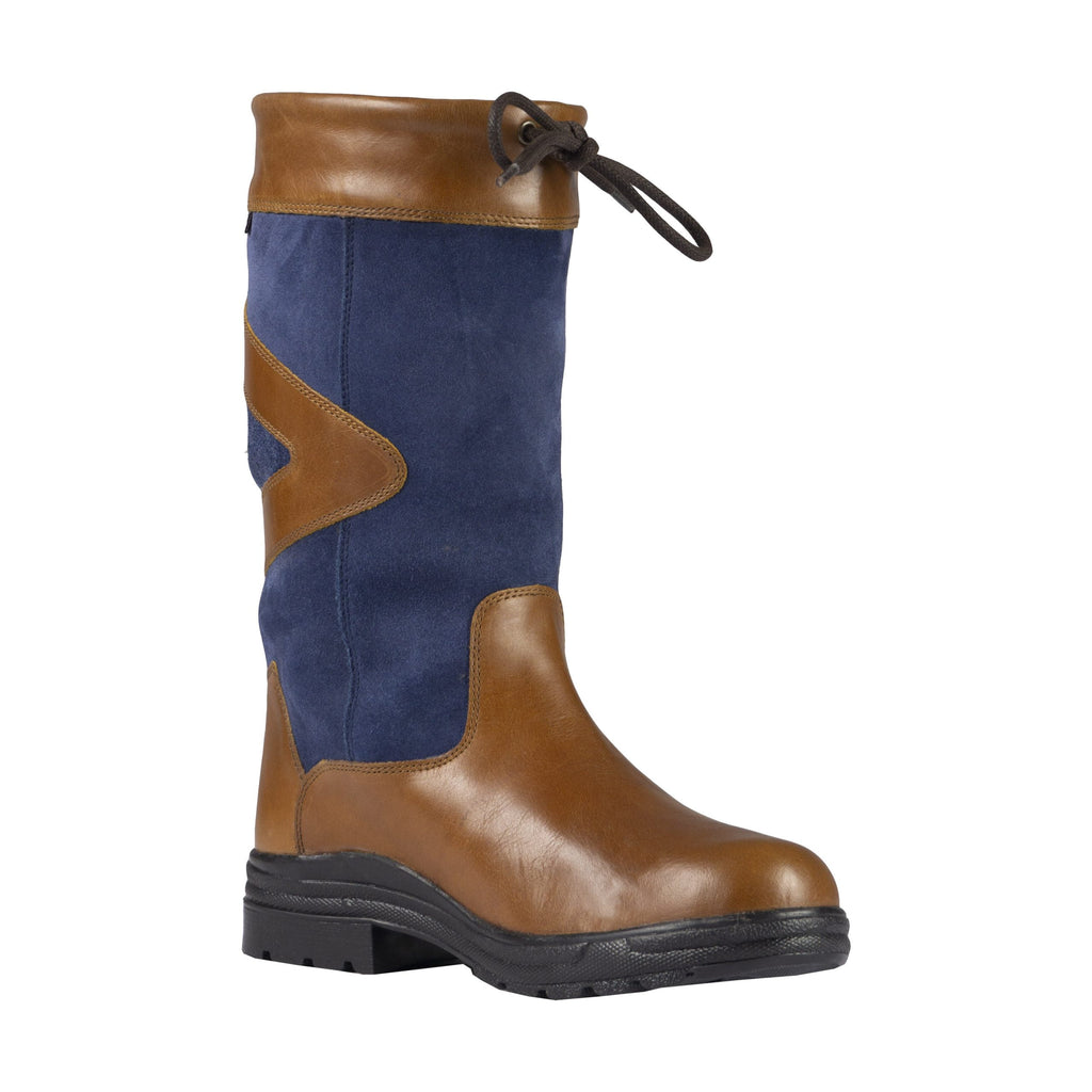 Horka outdoorlaars Greenwich, kort cognac/blue