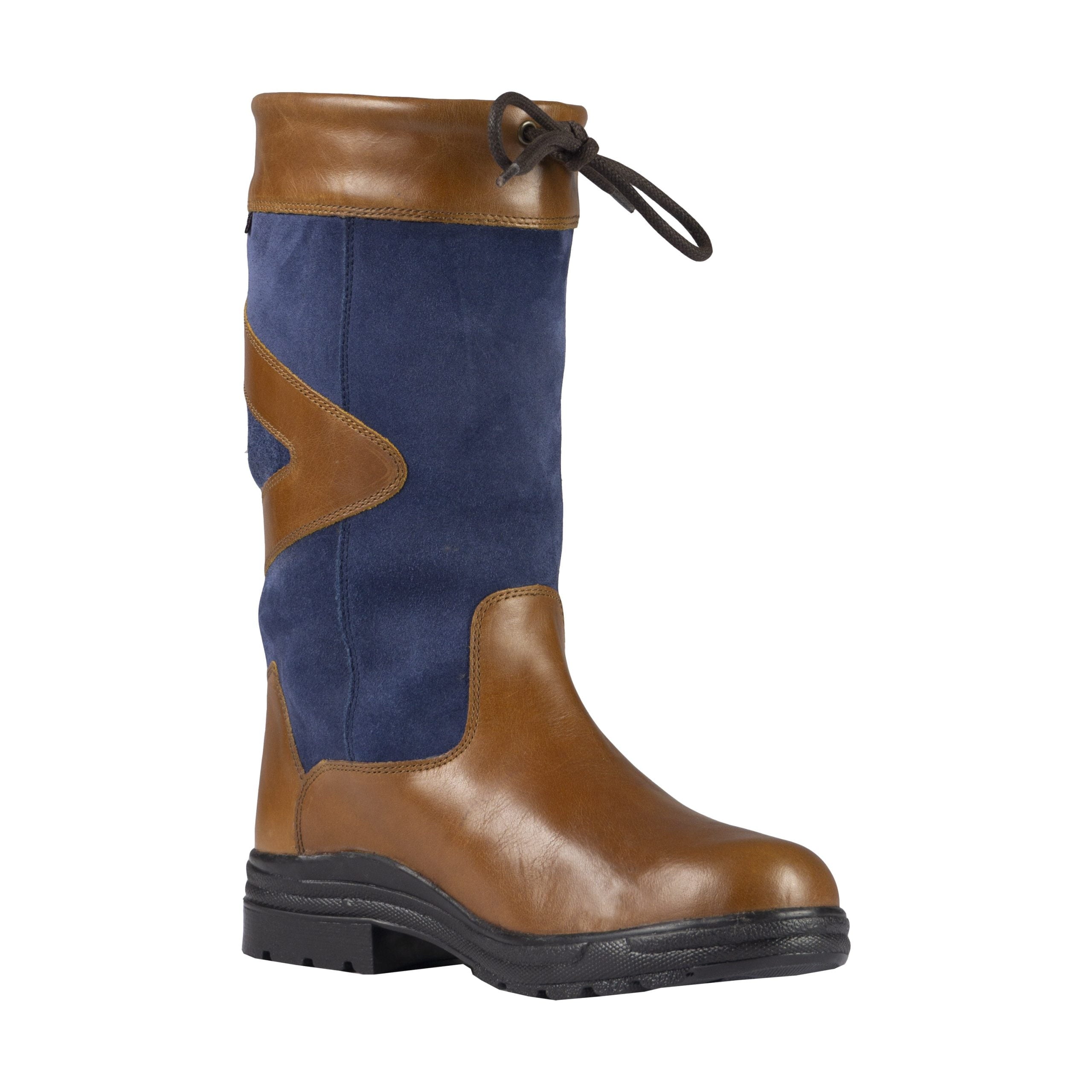 Horka outdoorlaars Greenwich, kort cognac/blue