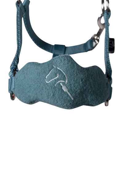 HKM Hobby Horse halsterset fleece zwart