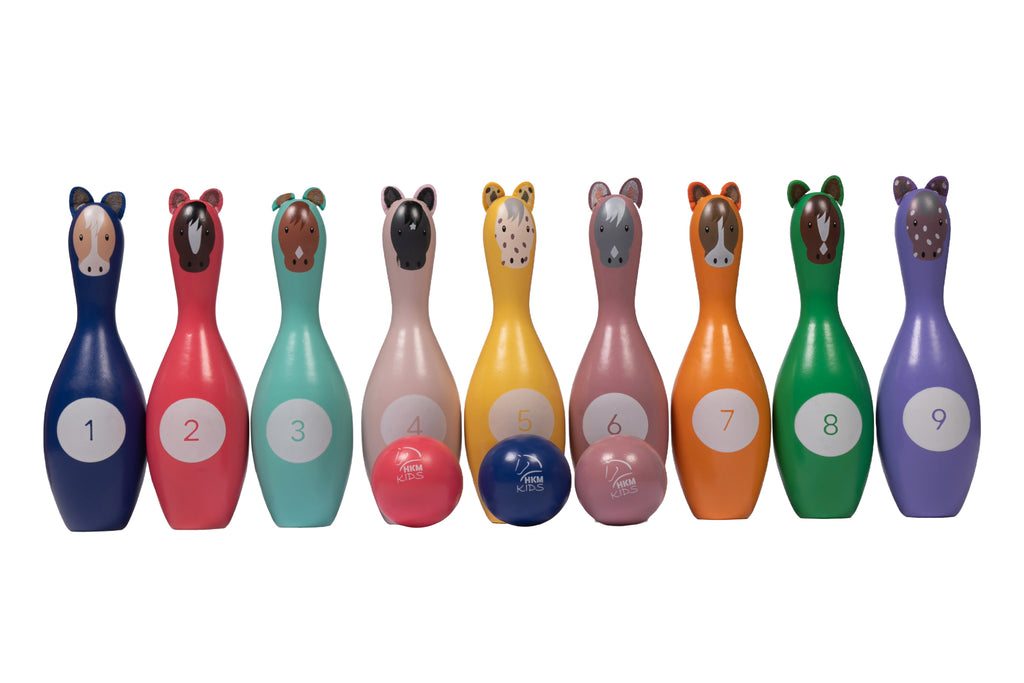 HKM houten speelgoed bowling