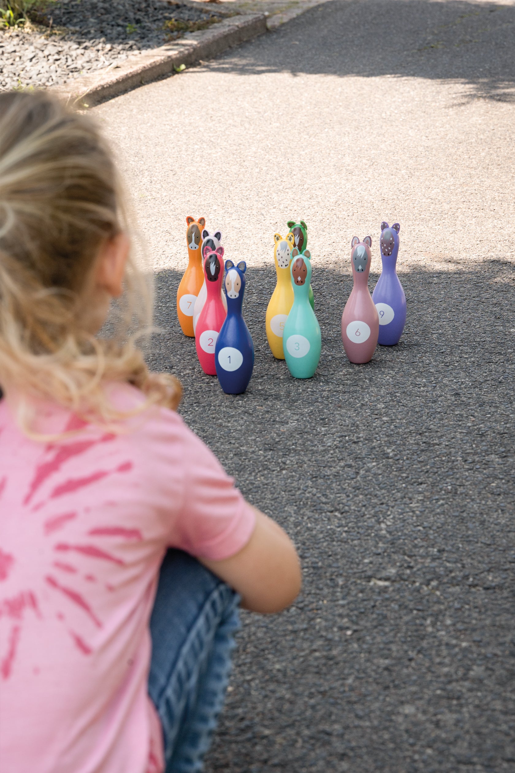 HKM houten speelgoed bowling