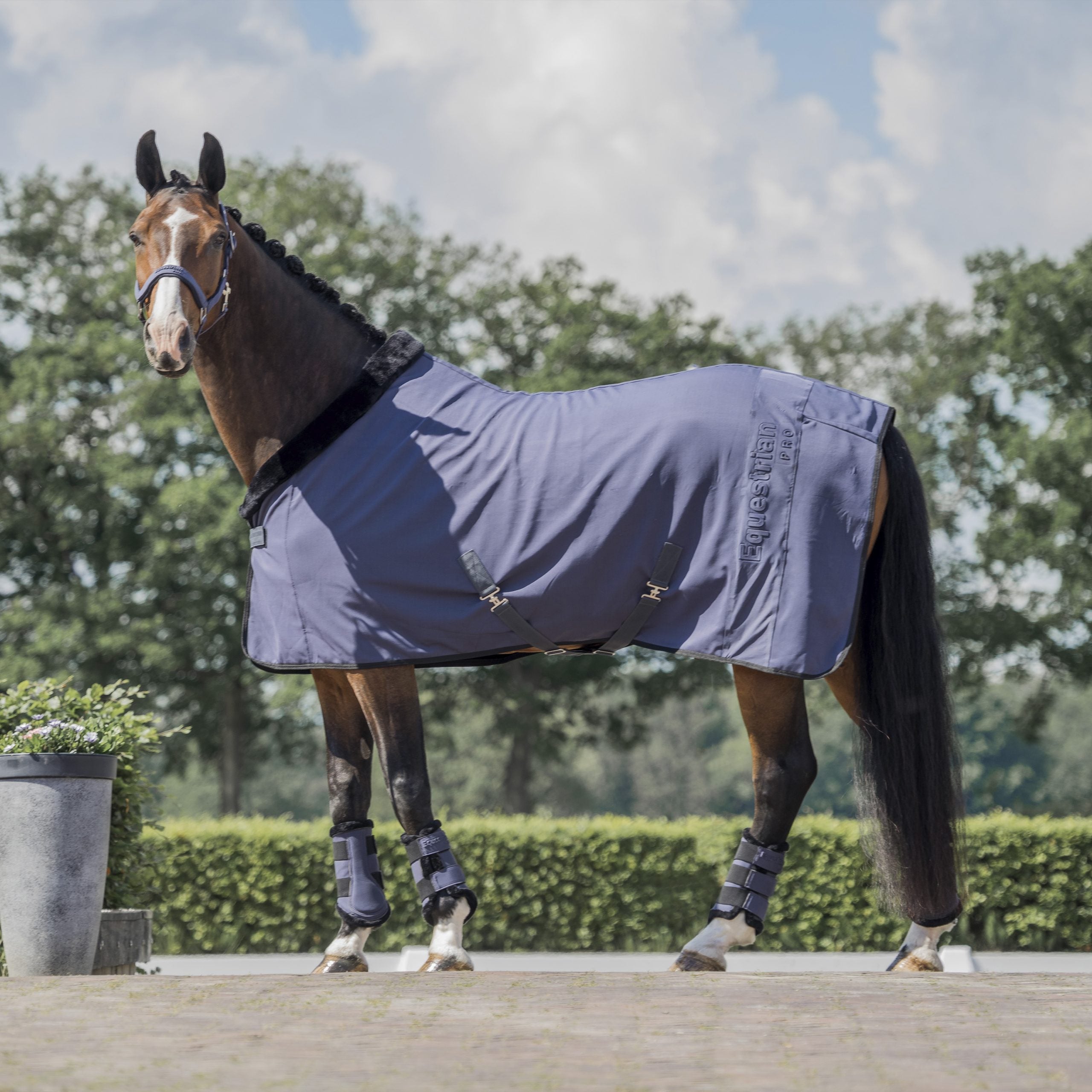 Horka zweetdeken Pro Embossed, antraciet