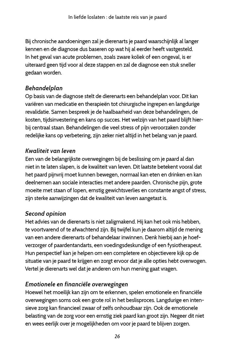 In liefde loslaten, de laatste reis van je paard