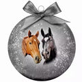 Plenty gifts kerstbal frosted paard