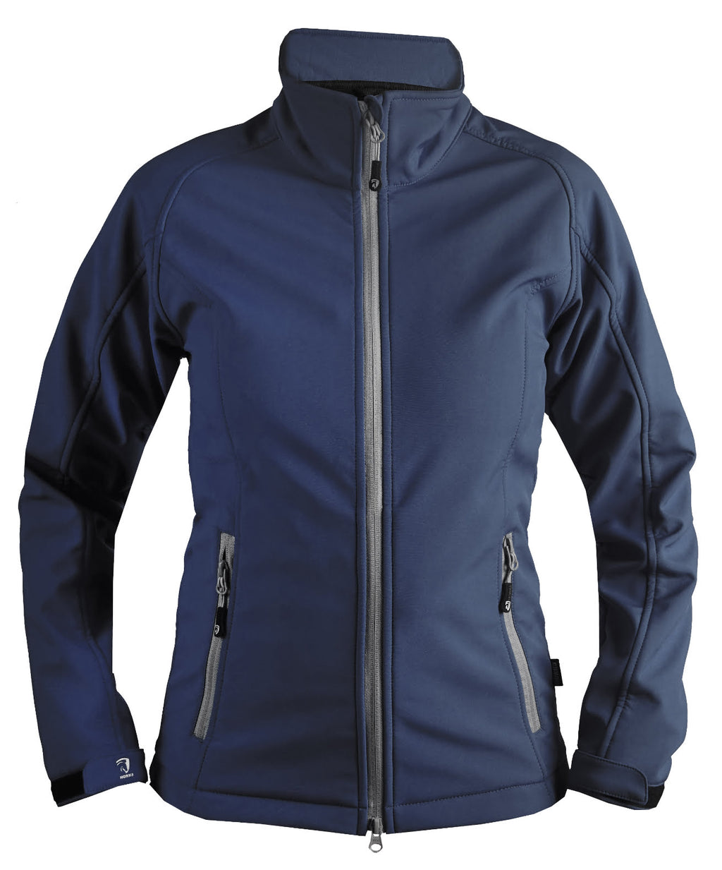 Horka softshell jas silhouette blauw