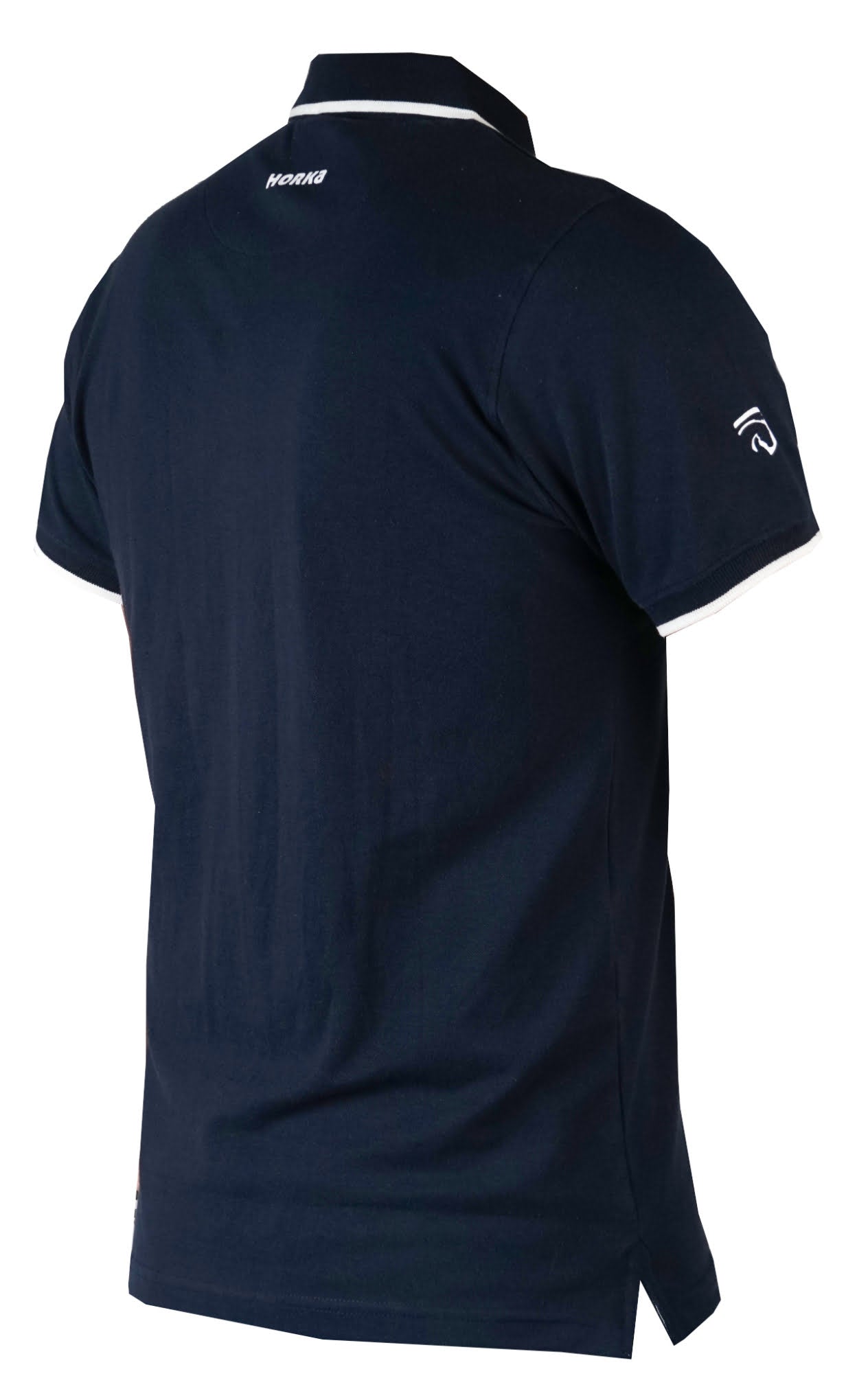 Horka polo Branco heren marine blauw