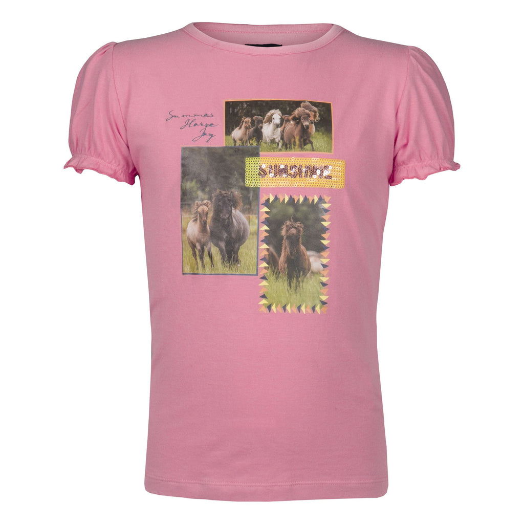 Jolly Kids t-shirt roze met print