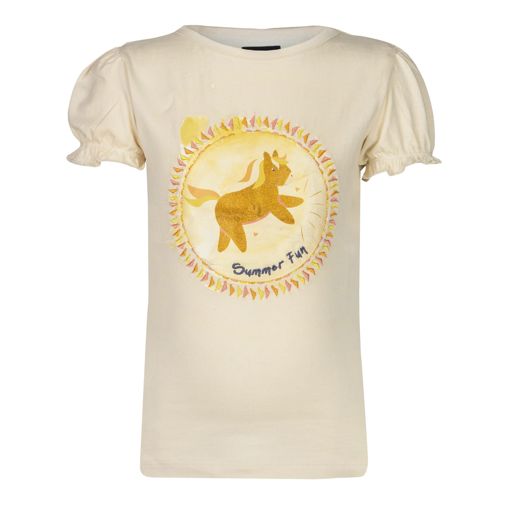 Jolly Kids t-shirt cream met print