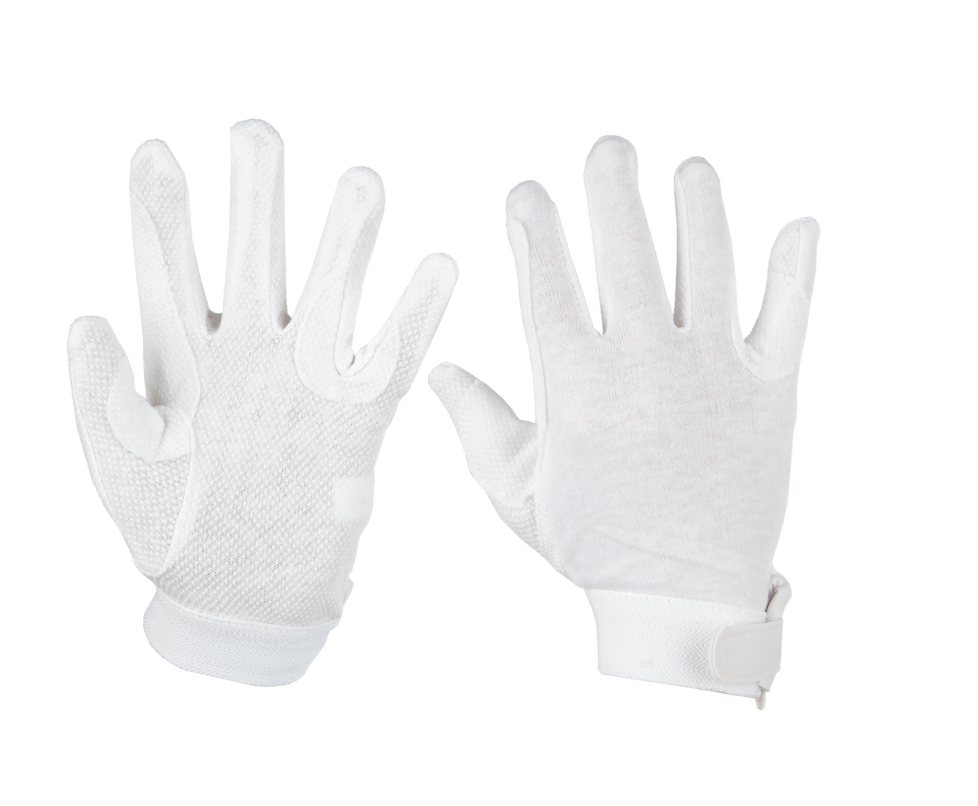 Horka wedstrijdhandschoenen katoen wit