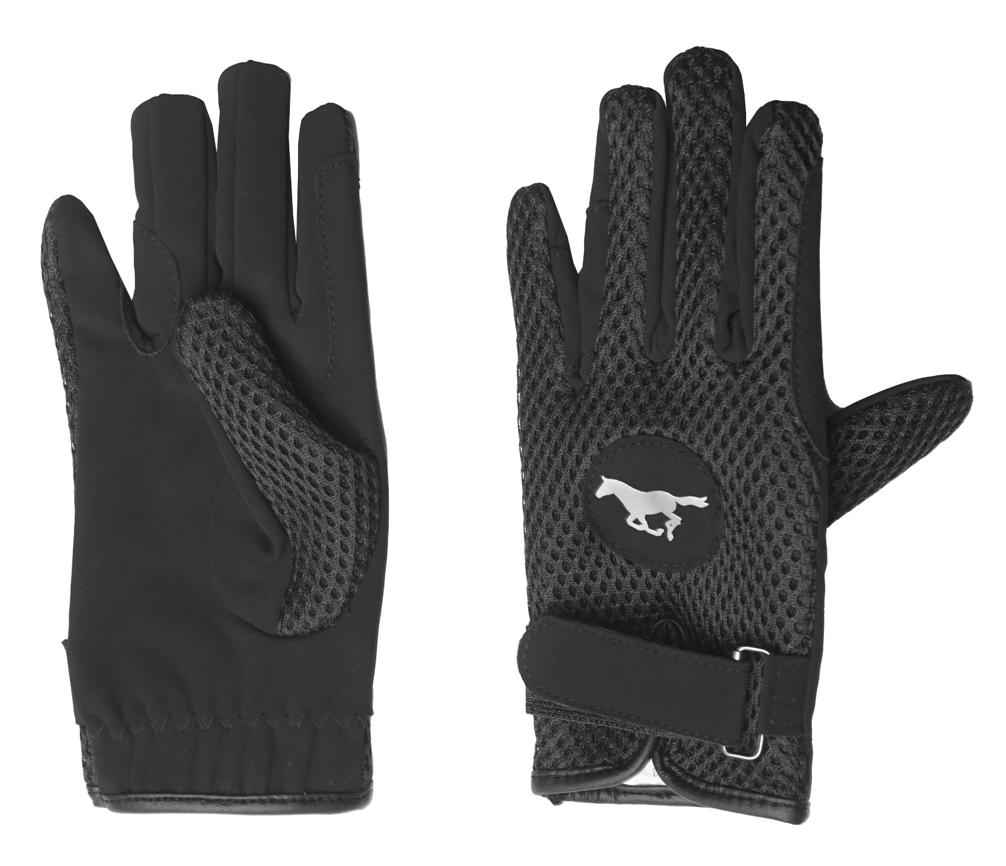 Red horse handschoenen, zwart