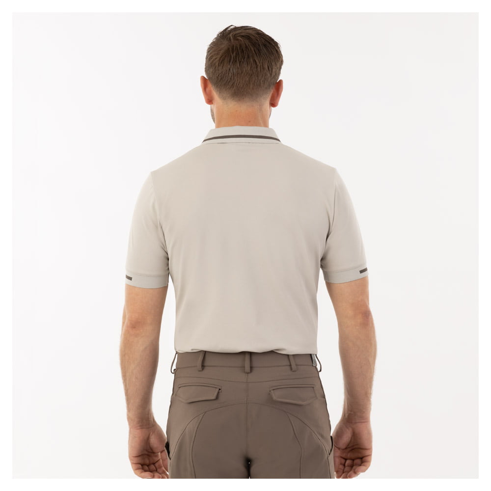 BR poloshirt Ethan heren, Dove