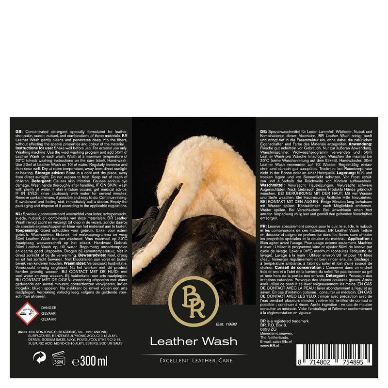 BR leder wasmiddel