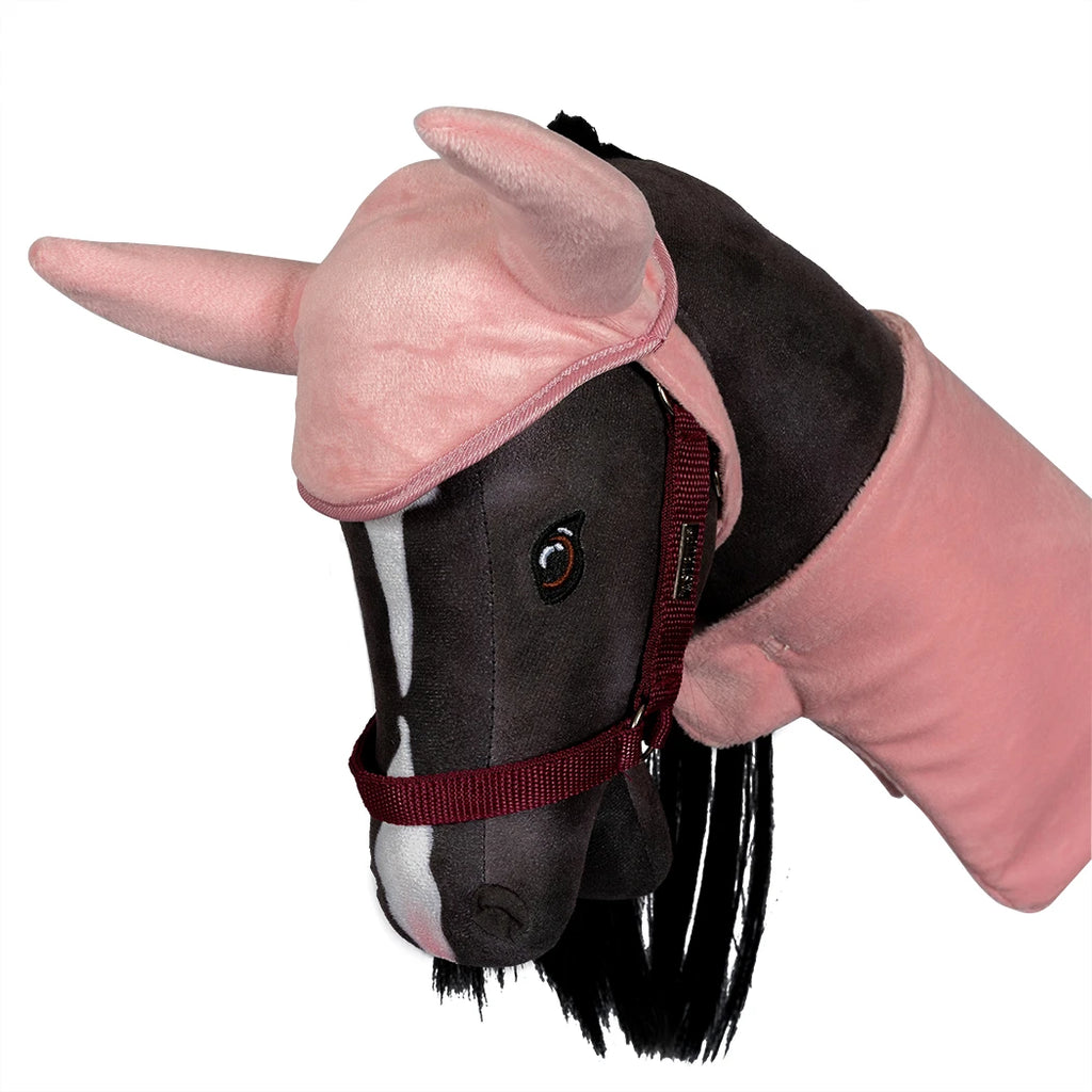 ByAstrup Hobby Horse deken en oornetje velours roze