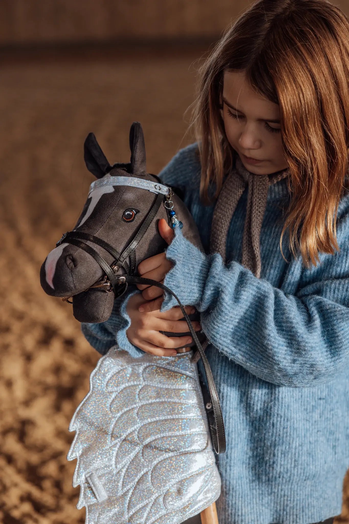 ByAstrup Hobby Horse glitterset met sleutelhanger