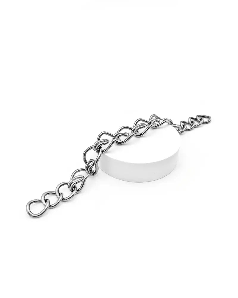 Fager kinketting niet draaibaar zilver