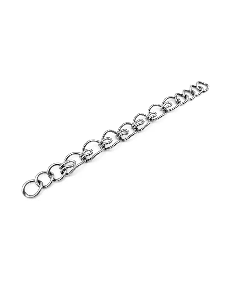 Fager kinketting niet draaibaar zilver
