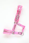 HB halster roze bont glitter