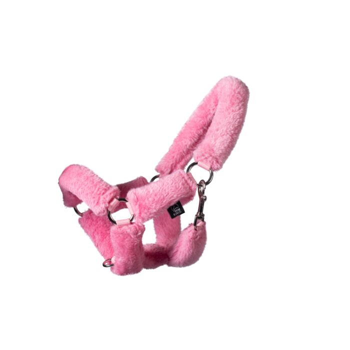 HKM Hobby Horse halster bont roze