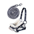 HKM Hobby Horse halster en touw navy
