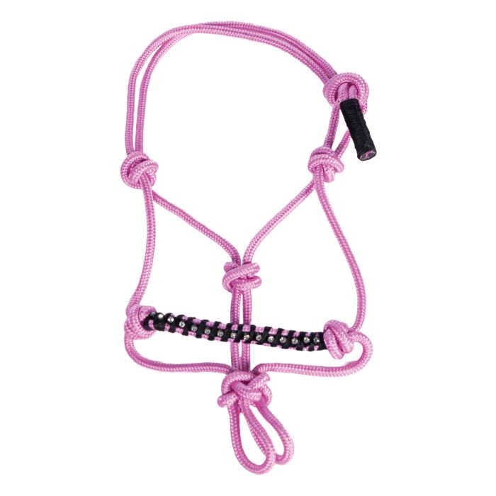 HKM Hobby Horse touwhalster roze