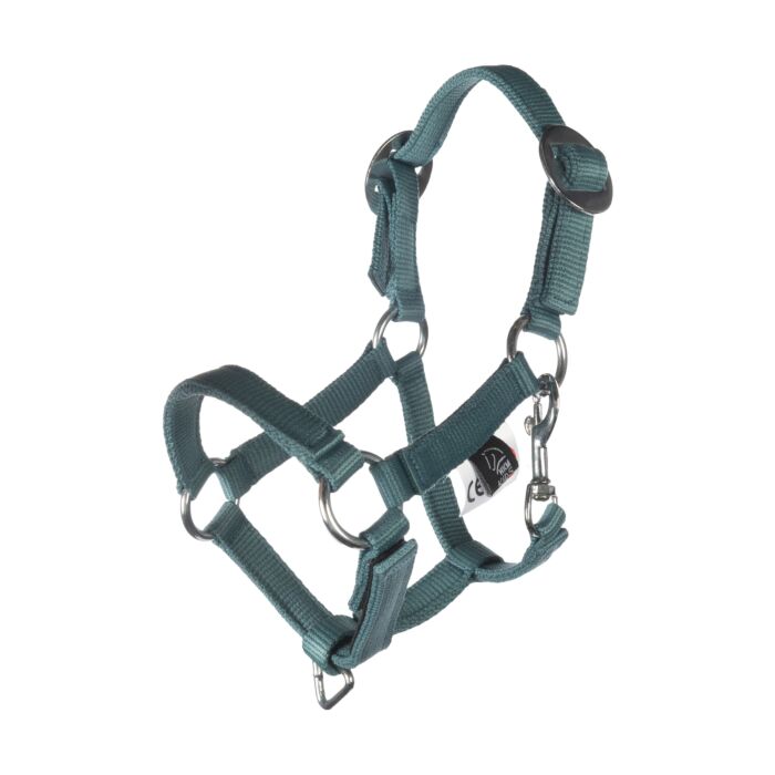 HKM Hobby Horse verstelbare halsterset turquoise