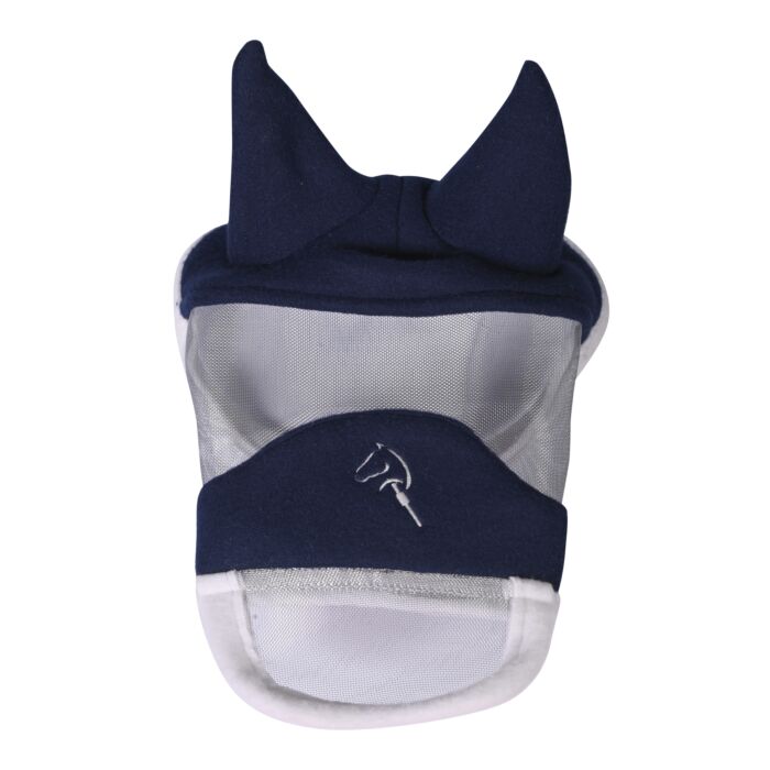 HKM Hobby Horse vliegenmasker met neusnetje donkerblauw