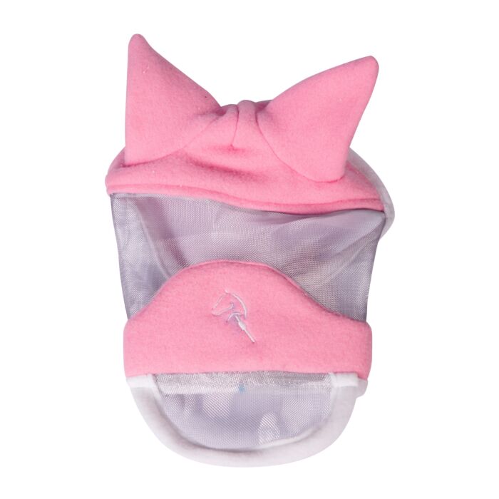 HKM Hobby Horse vliegenmasker met neusnetje roze