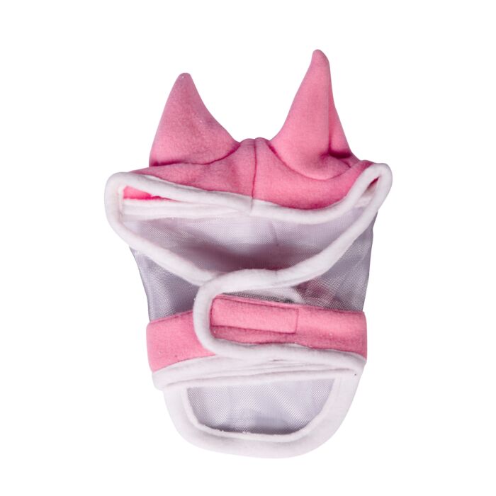 HKM Hobby Horse vliegenmasker met neusnetje roze