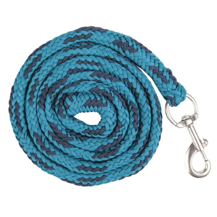 HKM halsterset petrol en blauw met steentjes