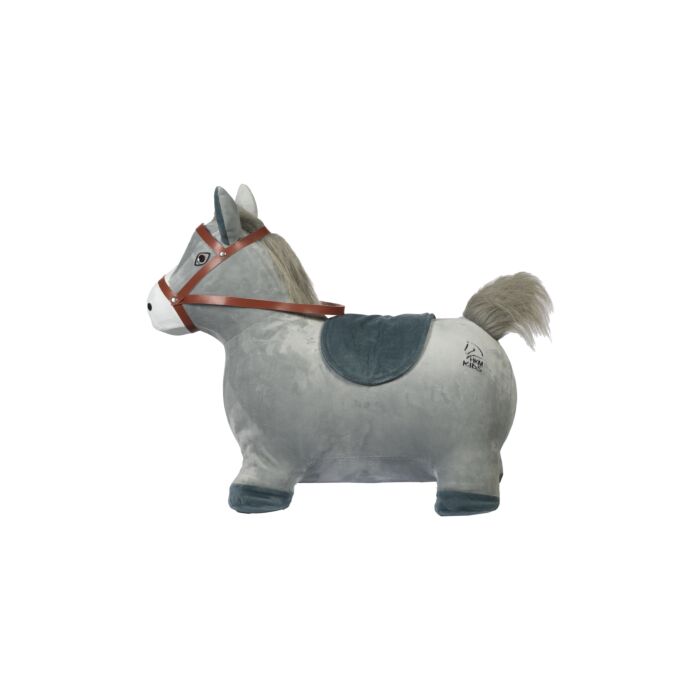 HKM skippybal paard grijs