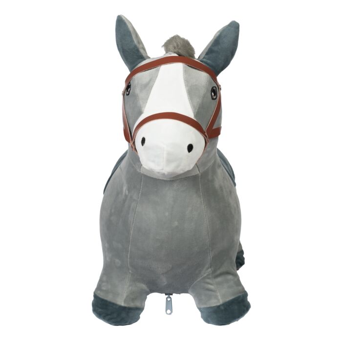 HKM skippybal paard grijs