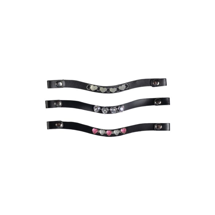 HKM verwisselbare frontriem Hobby Horse set van 3