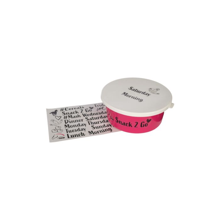 HKM voerbak en deksel 2 liter en 5 liter