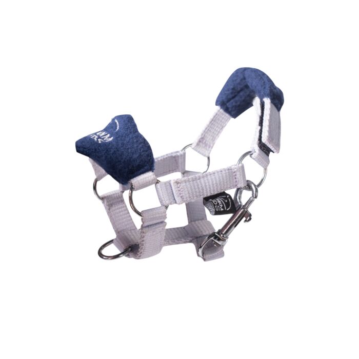 HKM Cuddle Horse halsterset grijs-blauw