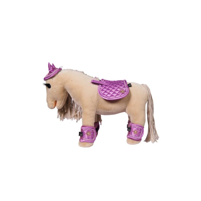 HKM Design Cuddle Horse Set fuchsia