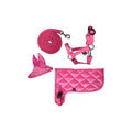HKM set Hobby Horse neon pink