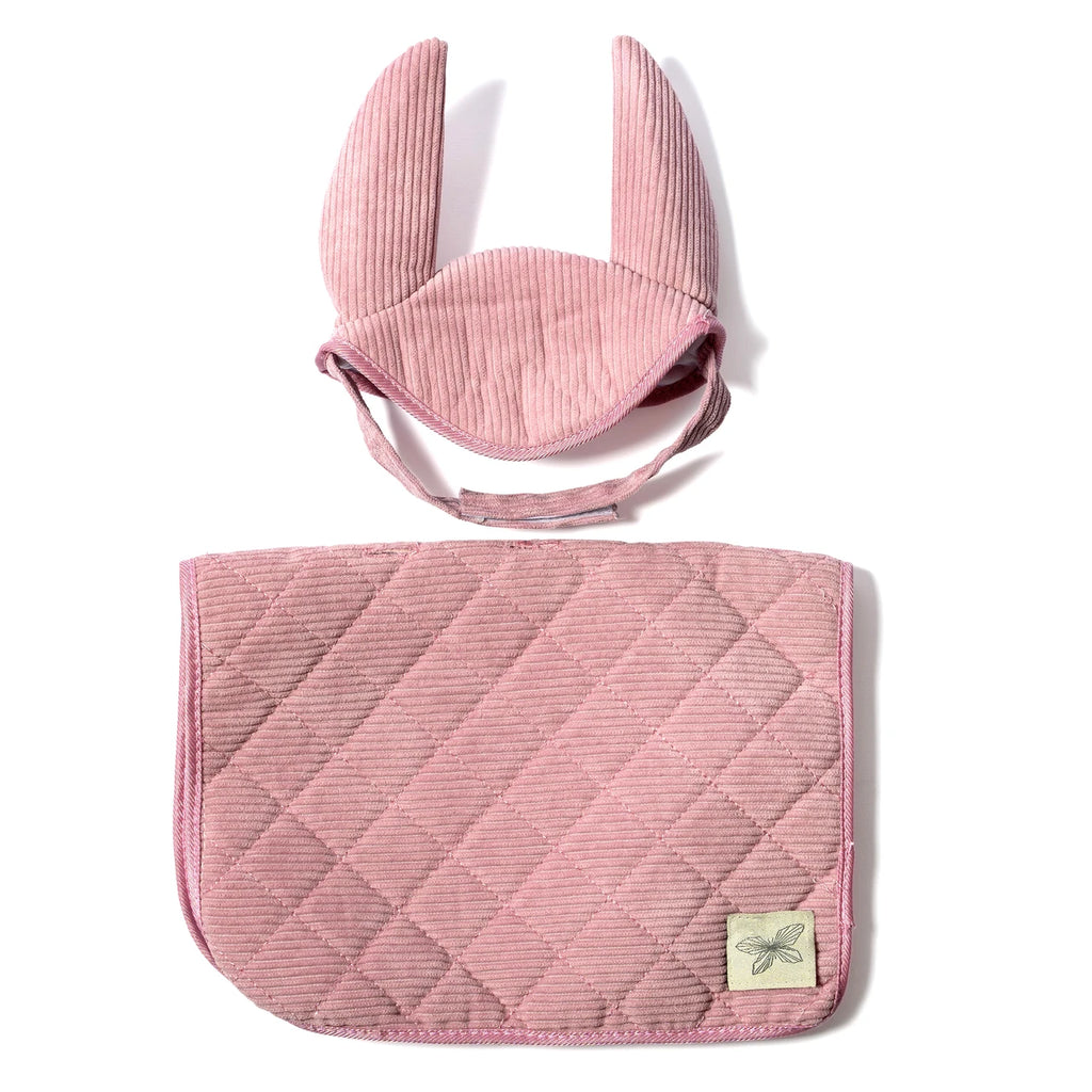 Hobby Horse zadeldekje en oornetje roze