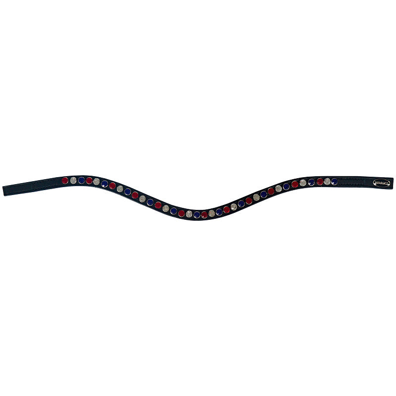 Horka frontriem Colori rood wit blauw
