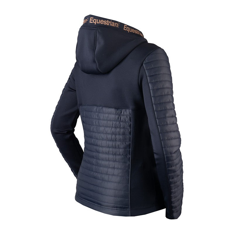Horka puffervest Magnificent blauwrosé