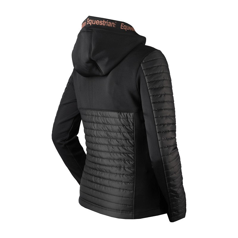 Horka puffervest Magnificent zwartrosé