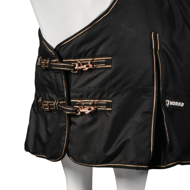 Horka winterdeken Dime 200 grams zwartrose