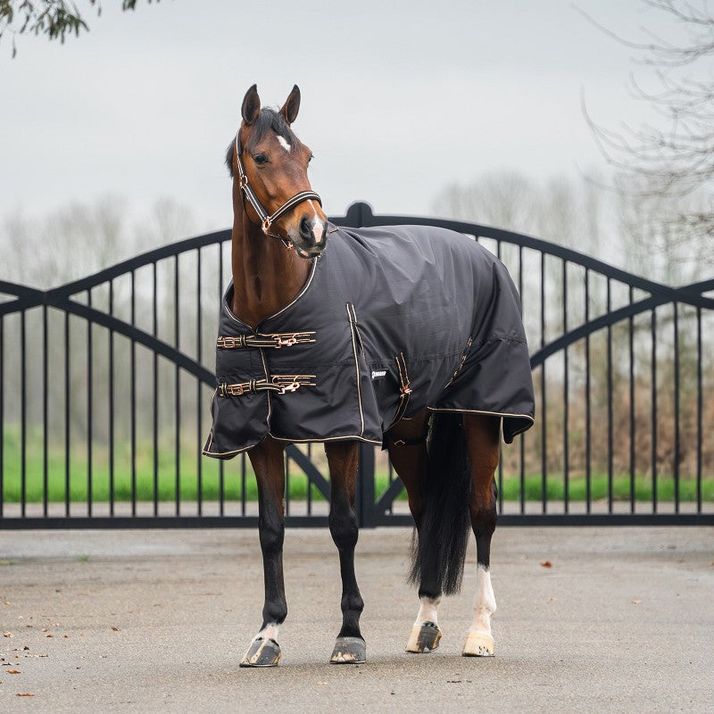 Horka winterdeken Dime 200 grams zwartrose